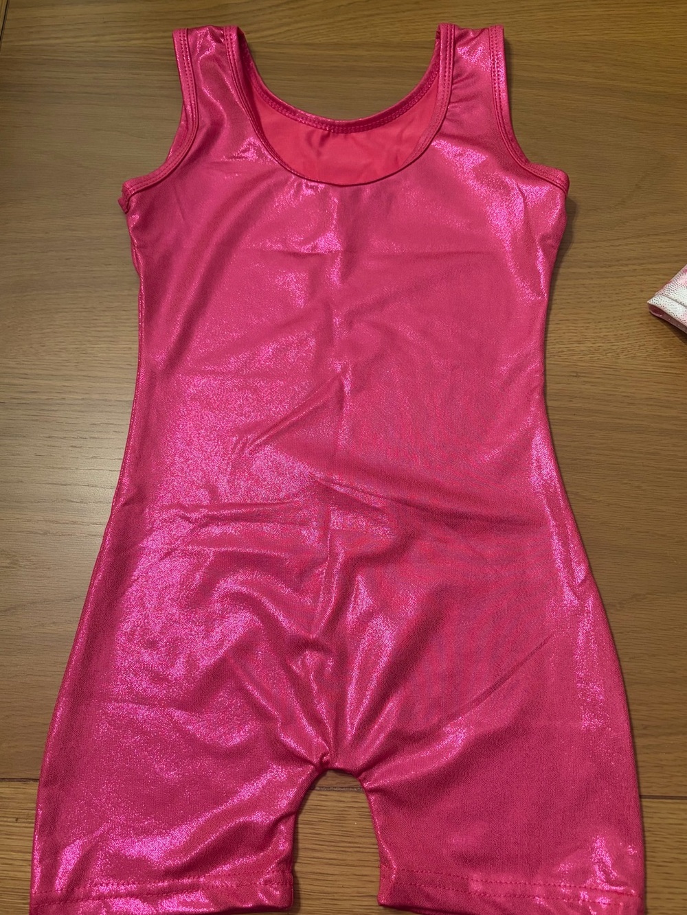 3 for $10 Girls Pink Shiny Gymnastics Leotard - Picture 4 of 4